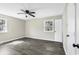 Bedroom featuring natural light, ceiling fan, and wood-look flooring at 1455 Jackson Village Rd., Georgetown, SC 29440