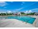 Resort-style community pool featuring a spacious deck and inviting lounge areas at 1587 Sayebrook Pkwy., Myrtle Beach, SC 29588