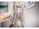 Hallway with views of the interior and decorative art at 1733 Neptune Rd., Myrtle Beach, SC 29575