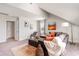 Inviting living room with a comfortable sectional, stylish rug, and plenty of natural light at 1813 Brook Park Pl., Conway, SC 29526