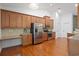 Spacious kitchen with stainless steel appliances, granite countertops, and ample cabinet space at 2049 Oxford St., Myrtle Beach, SC 29577