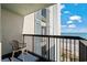 Breathtaking ocean and beach views from this private balcony, perfect for enjoying the coastal atmosphere at 2311 S Ocean Blvd. # 771, Myrtle Beach, SC 29577