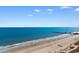 Expansive aerial view of the beach, ocean, and pier extending into the sea at 2701 N Ocean Blvd. # 1857/1860, Myrtle Beach, SC 29577
