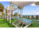 Lounge chairs under a trellis on artificial turf overlooking the beach and ocean at 2701 N Ocean Blvd. # 1857/1860, Myrtle Beach, SC 29577