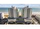 Stunning oceanfront resort with modern architecture, multiple floors, and incredible beach views at 300 N Ocean Blvd. # 324, North Myrtle Beach, SC 29582