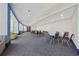 Large lounge area featuring seating, tables, and carpeted floors, ideal for events and relaxation at 300 N Ocean Blvd. # 324, North Myrtle Beach, SC 29582
