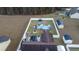 An aerial perspective of a residence showcasing a fenced backyard with an above-ground pool and ample outdoor space at 304 Carolina Springs Ct., Conway, SC 29527