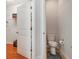 Small lavatory with a toilet and small closet at 321 Cabo Loop, Myrtle Beach, SC 29588