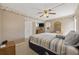 Bright bedroom with nautical themed decorations and a spacious layout at 351 Lake Arrowhead Rd. # 131, Myrtle Beach, SC 29572