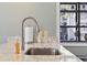 Close up on kitchen with stainless steel sink and granite counters at 351 Lake Arrowhead Rd. # 131, Myrtle Beach, SC 29572