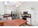 Well-lit kitchen with stainless steel appliances, ample cabinet space and red countertops at 356 Boxcar Dr., Longs, SC 29568