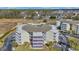 Aerial view of a condominium building offering outdoor living spaces at 4350 Intercoastal Dr. # 2301, Little River, SC 29566