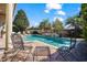Inviting pool area with a hot tub surrounded by lush greenery, perfect for relaxation at 7538 Ventura Ct., Myrtle Beach, SC 29572