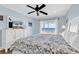 Main bedroom boasting ocean views from sliding glass doors at 885 S Waccamaw Dr., Garden City Beach, SC 29576