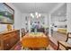 Elegant dining room with a view into the living room and kitchen areas at 892 Harrison Mill St., Myrtle Beach, SC 29579