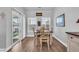 Cozy dining area with sliding door access to the outdoor patio, perfect for casual meals at 892 Harrison Mill St., Myrtle Beach, SC 29579