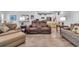 Open concept living room highlighting the kitchen and dining spaces at 892 Harrison Mill St., Myrtle Beach, SC 29579