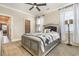 Bedroom featuring a silver bed frame, carpet, and light-colored walls at 9800 Plumfield Ct., Myrtle Beach, SC 29579