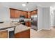 Well-equipped kitchen with stainless steel appliances and granite countertops at 1018 Red Sky Ln. # 101, Murrells Inlet, SC 29576