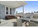 Back patio area with furniture at 108 Fincham Dr., Little River, SC 29566