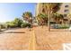Landscaped courtyard featuring a mix of brick and green spaces at 1205 S Ocean Blvd. # 20409, Myrtle Beach, SC 29577