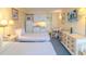 Comfortable studio with two beds, a dining area, and a compact kitchen at 1205 S Ocean Blvd. # 20409, Myrtle Beach, SC 29577