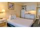 Well-lit studio featuring one bed and a compact kitchen with essential appliances at 1205 S Ocean Blvd. # 20409, Myrtle Beach, SC 29577