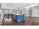 Open kitchen featuring a large island with seating, perfect for entertaining at 186 Cayman Loop, Pawleys Island, SC 29585
