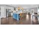 Spacious kitchen with a large center island, stainless steel appliances, and an open layout at 186 Cayman Loop, Pawleys Island, SC 29585