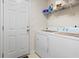 Laundry room featuring white washer and dryer units at 2288 Beauclair Ct., Myrtle Beach, SC 29579