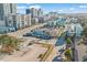 Aerial view of apartment building, located close to city and beach at 2600 S Ocean Blvd. # 101, Myrtle Beach, SC 29577