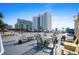 Bright balcony with seating offers stunning ocean views, perfect for relaxing and entertaining at 2600 S Ocean Blvd. # 101, Myrtle Beach, SC 29577