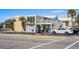 Apartment building exterior featuring street access and parking at 2600 S Ocean Blvd. # 101, Myrtle Beach, SC 29577