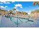 Inviting swimming pool with clear blue water and lounge chairs, surrounded by lush landscaping at 2600 S Ocean Blvd. # 101, Myrtle Beach, SC 29577