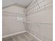 Spacious walk-in closet featuring wire shelving for ample storage at 344 Kiskadee Loop # B, Conway, SC 29526