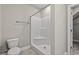 En-suite bathroom featuring shower and commode at 344 Kiskadee Loop # C, Conway, SC 29526