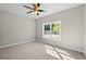 Bedroom with a large window and a ceiling fan at 344 Kiskadee Loop # D, Conway, SC 29526