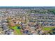 Neighborhood aerial view of many homes, lakes, and landscape with a clear view of the horizon in the distance at 3516 Queens Harbour Blvd., Myrtle Beach, SC 29588