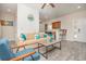 Inviting living room with a comfortable sofa, stylish furniture, and a view into the modern kitchen at 3952 Murrells Inlet Rd., Murrells Inlet, SC 29576