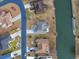 Aerial view of the property and surrounding neighborhood at 3986 Lochview Dr., Myrtle Beach, SC 29588