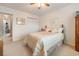 Cozy bedroom featuring a comfortable bed, closet, and soft lighting at 3986 Lochview Dr., Myrtle Beach, SC 29588