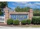 Welcoming Glenmere community sign with landscaped surroundings and inviting entrance at 3986 Lochview Dr., Myrtle Beach, SC 29588