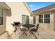 Outdoor patio space with a table and chairs, perfect for outdoor dining and relaxing in the fresh air at 3986 Lochview Dr., Myrtle Beach, SC 29588