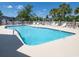 Beautiful community pool with plenty of lounge chairs for relaxing at 3986 Lochview Dr., Myrtle Beach, SC 29588