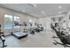 Bright gym with treadmills, elliptical machines and weight training equipment at 4036 Bucolic Loop, Myrtle Beach, SC 29588