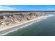 Beautiful aerial view of a coastal community with direct beach access and clear ocean views at 436 E Third St., Ocean Isle Beach, NC 28469