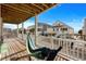 Outdoor back porch with a hammock and views of nearby beach houses at 436 E Third St., Ocean Isle Beach, NC 28469