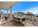 Cozy covered patio with seating and views of neighborhood homes at 436 E Third St., Ocean Isle Beach, NC 28469