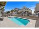 Sparkling pool with lounge chairs and fenced-in area at 436 E Third St., Ocean Isle Beach, NC 28469
