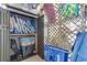 Organized storage space filled with beach chairs and outdoor equipment at 4601 N Ocean Blvd. # 201, North Myrtle Beach, SC 29582